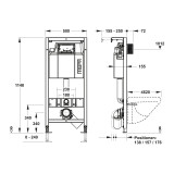 nextVIT Stelaż do WC Sanicontrol typ B31 85 cm